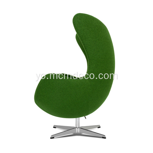 Arne Jacobsen fabric ẹyin alaga ajọra